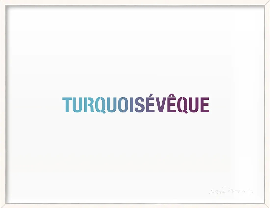 <b>TURQUOISÉVÊQUE</b> ©2012 Ink jet on paper / Signed editions / 48.3cm x 32.9cm