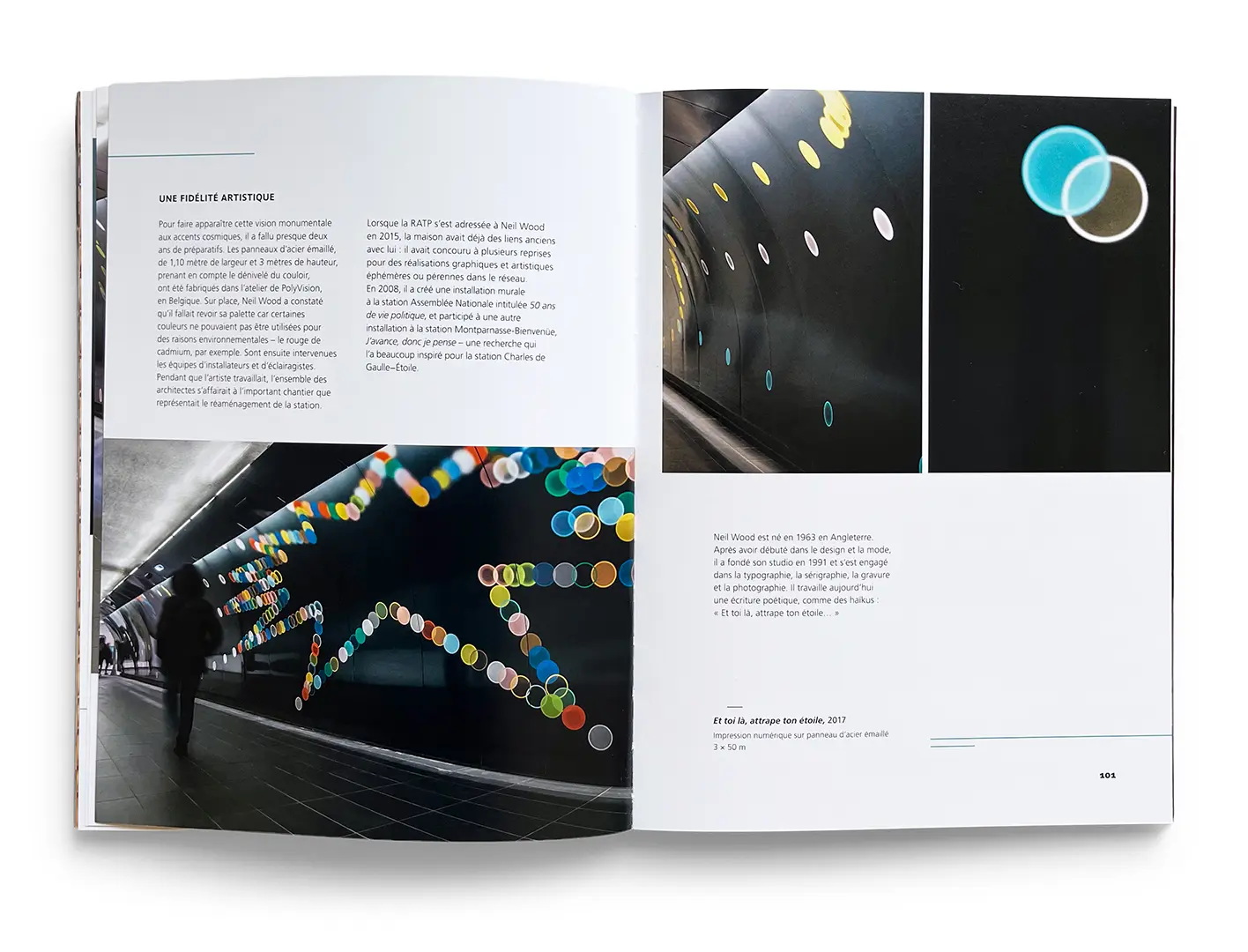 <b>ART IN MOTION: RIDING THE PARIS METRO</b> Abrams Books & Éditions La Martinière 2022 / by Anaël Pigeat