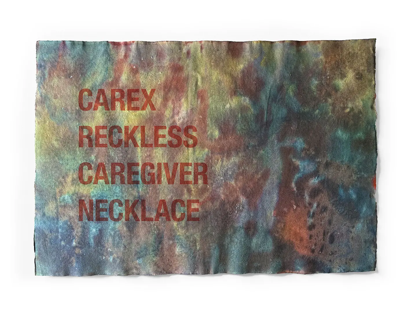 CAREX ©2026 Ink on paper / 76cm x 51cm